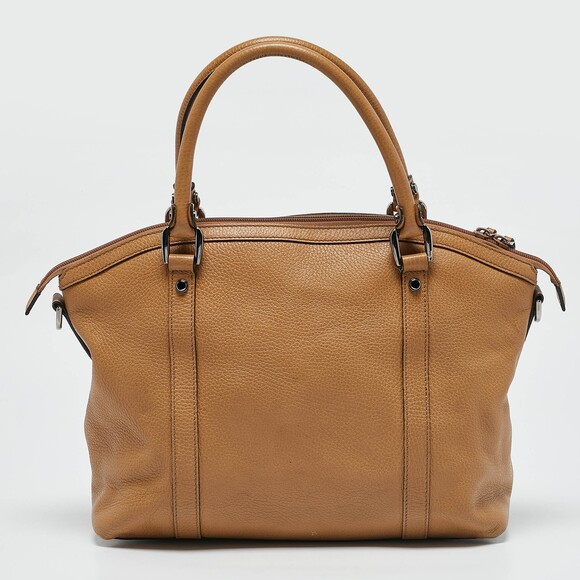 Gucci Choco Tan Leather Interlocking G #182117G46B - Picture 4 of 10